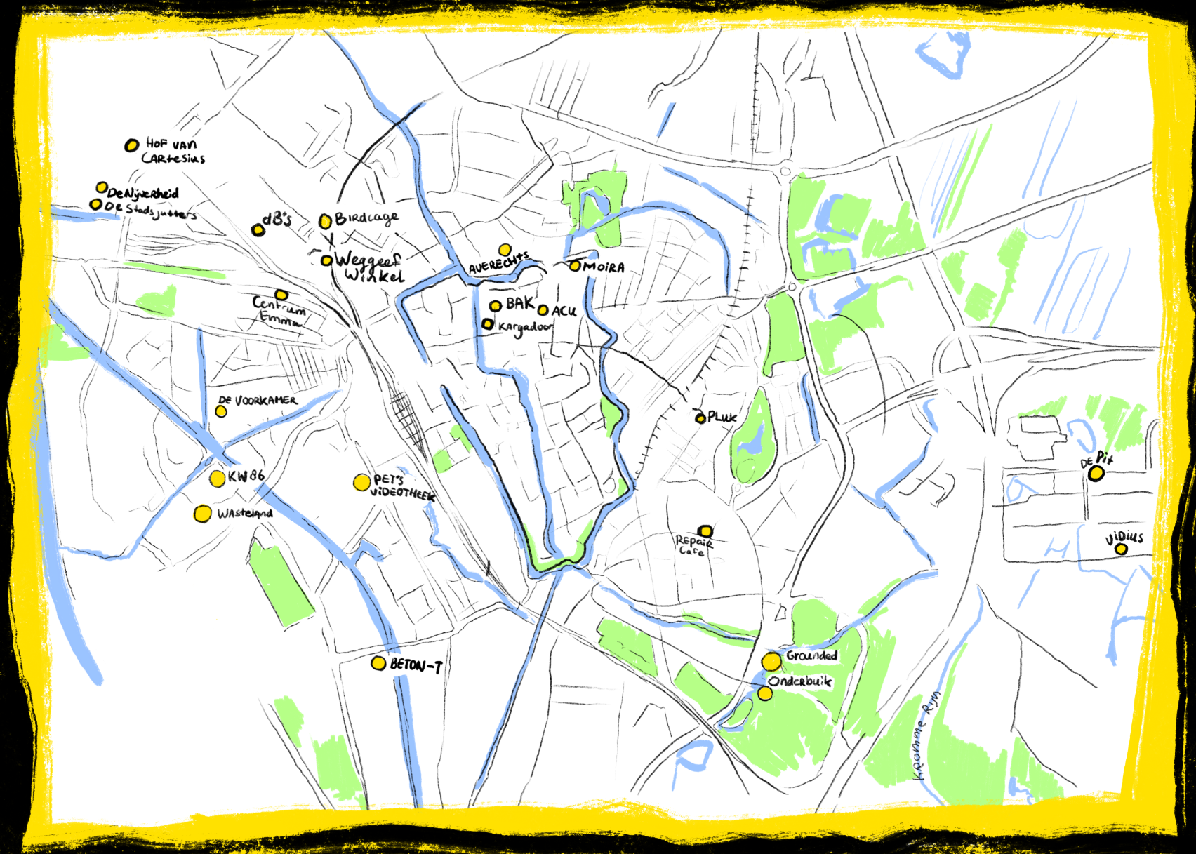 City map of Utrecht
